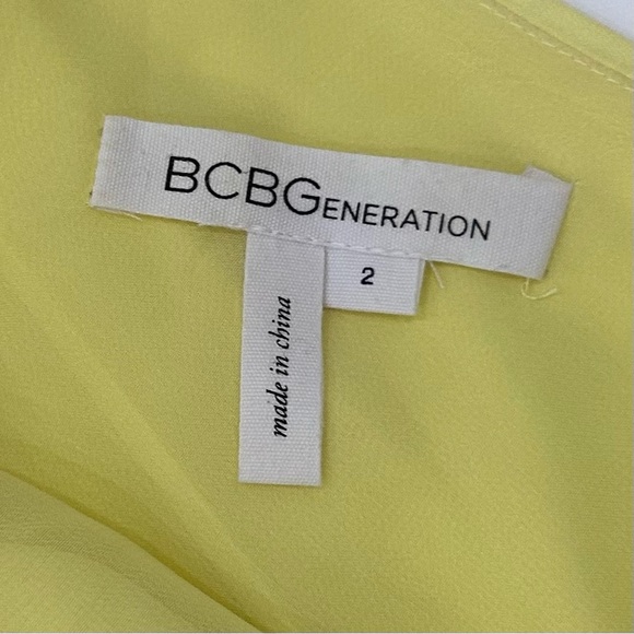 BCBGeneration Lovely One Shoulder Party Dress Cocktail Mini Dress Size 2 - Picture 3 of 7